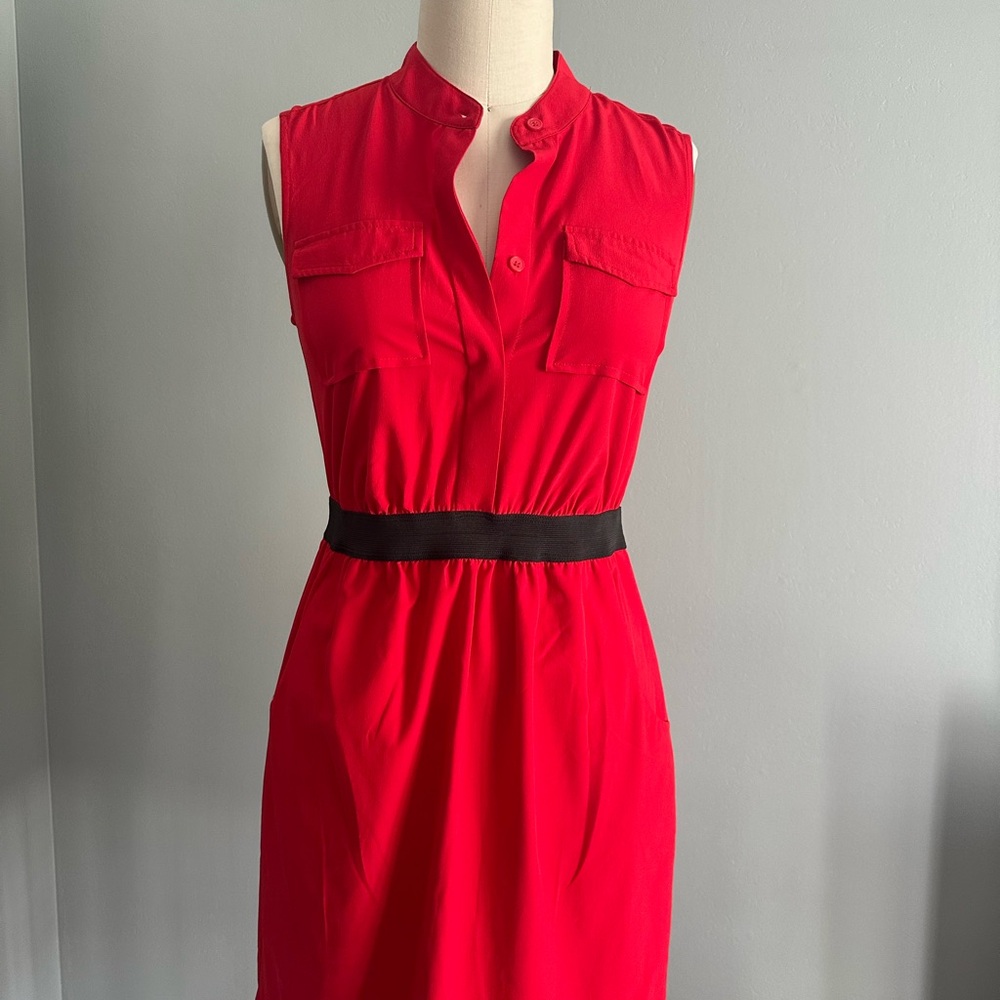 The Limited Red Sleeveless Dress